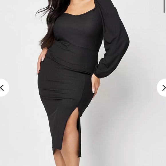 Missguided Dresses & Skirts - Black midi dress